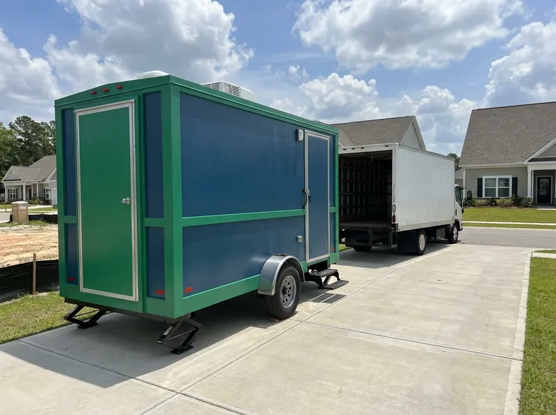 Flushing Restroom Trailer Rental in Pooler, GA